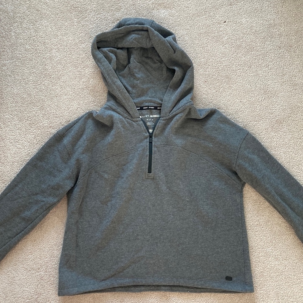 DKNY 1/4 zip hoodie size M